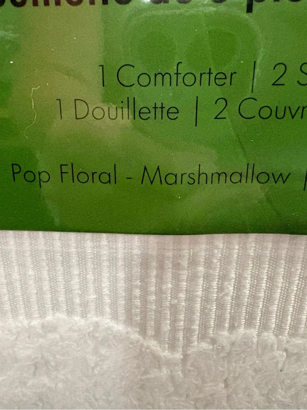NEW Kate Spade New York Pop Floral in Marshmallow- Queen size
